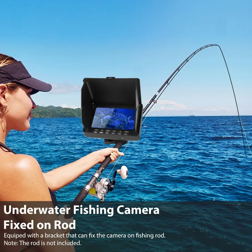 Fishing Camera - Эхолот 5,0-дюймовый ЖК-дисплей Камера для подводной