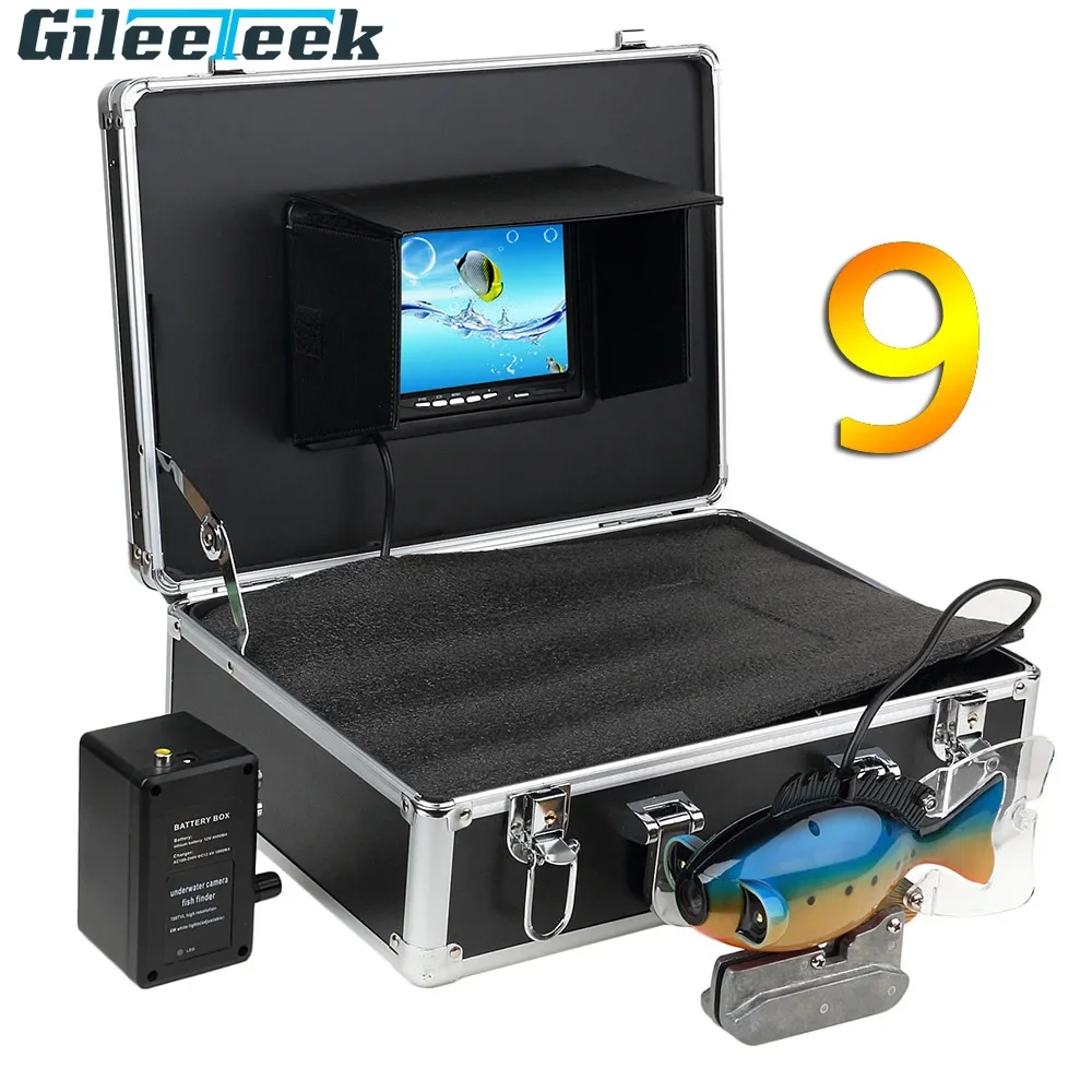 Fish Finder Portable - SY801 Полностью водонепроницаемая система мониторинга подводного