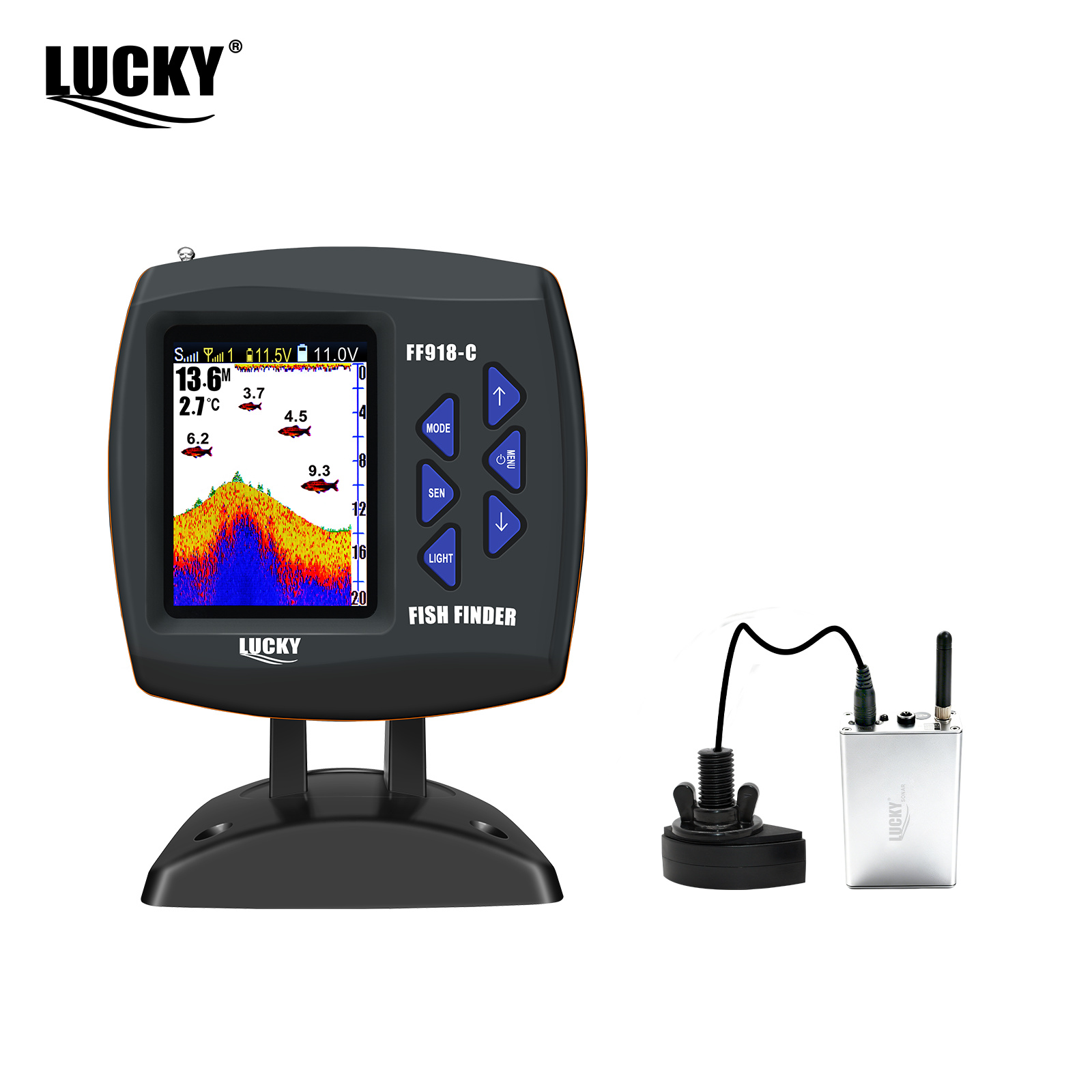 Fish Finder Gps - Беспроводной эхолот Lucky FF918 для лодки