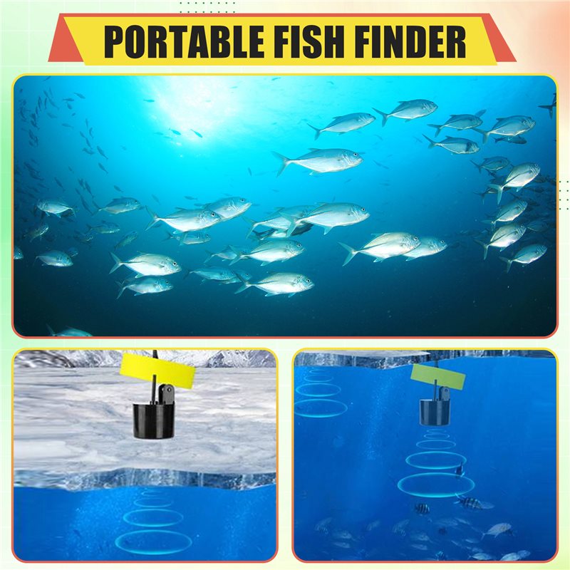 Портативный эхолот ABKV для по – обзор и цена Fish Finder Portable