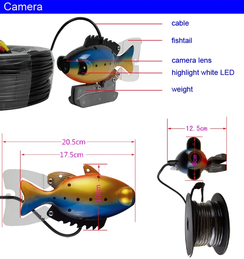 SY801 Полностью водонепроницае – обзор и цена Fish Finder Portable