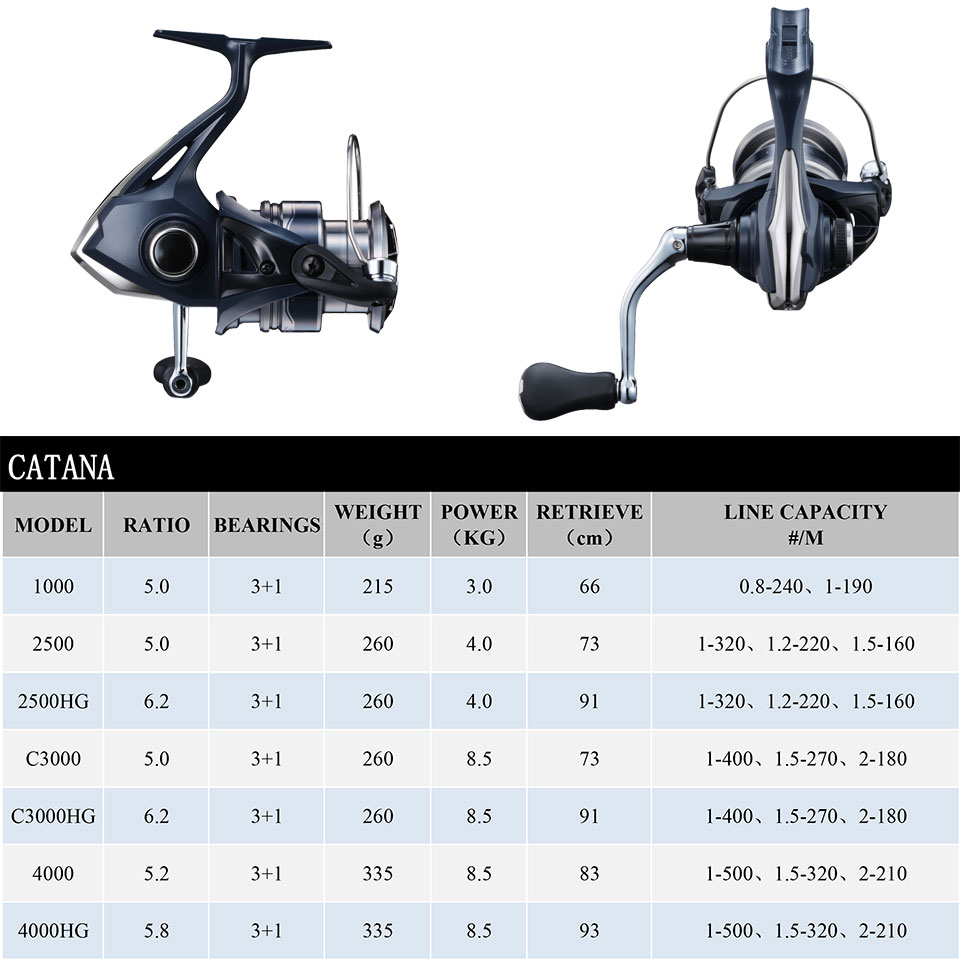 SHIMANO CATANA Спиннинговая Ры – обзор и цена Shimano Reel Sienna