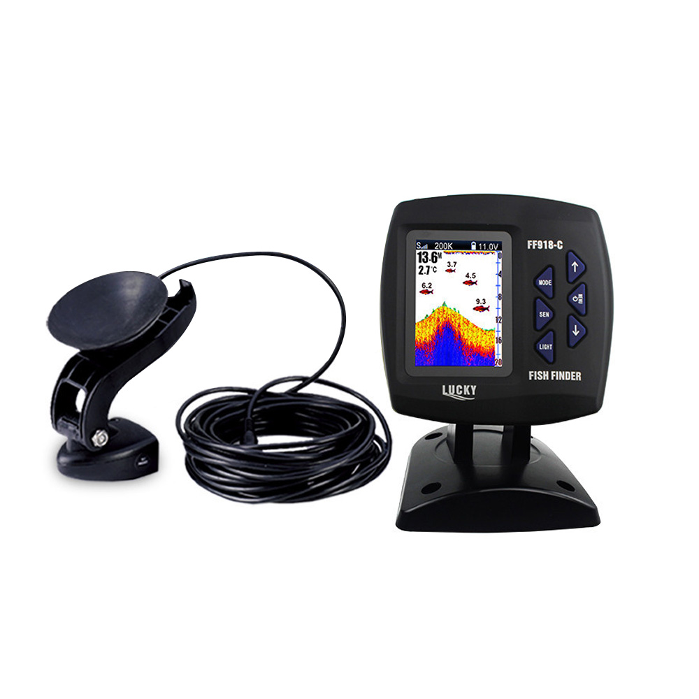 Цветной экран, проводной рыбол – обзор и цена Fish Finder Gps